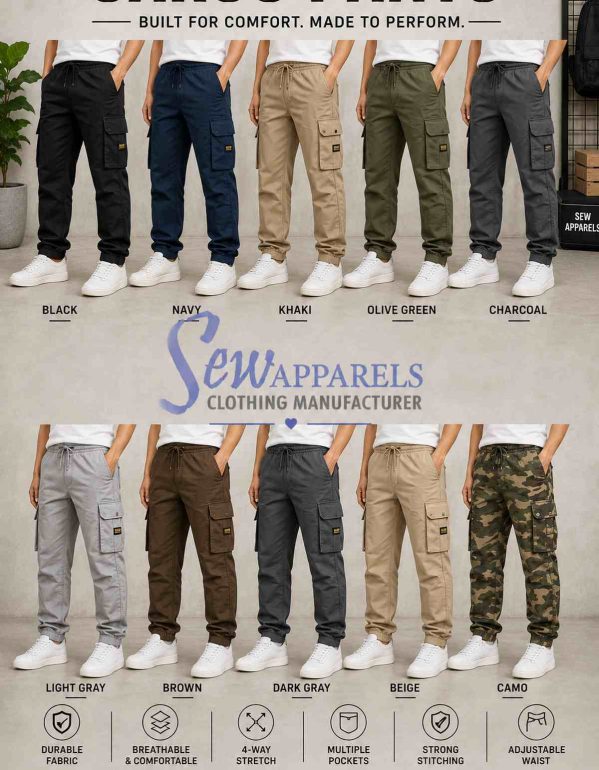 Custom Cargo Pants Manufacturer 3