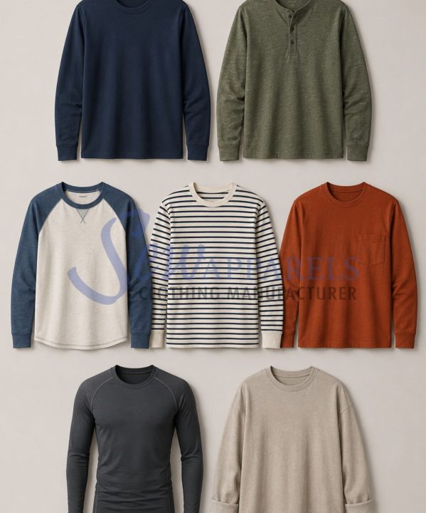 Custom Long-Sleeve T-shirt Manufacturer