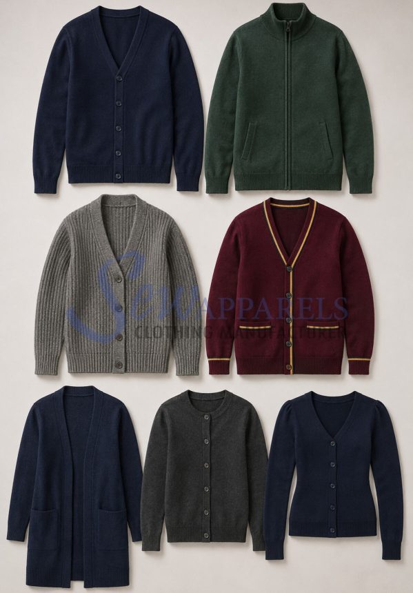 Custom School Cardigans Manufacturer in Bangladesh