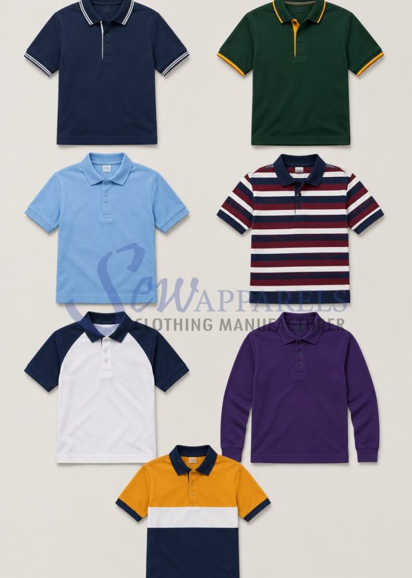 Custom School Polo Shirts Manufacturer in Bangladesh