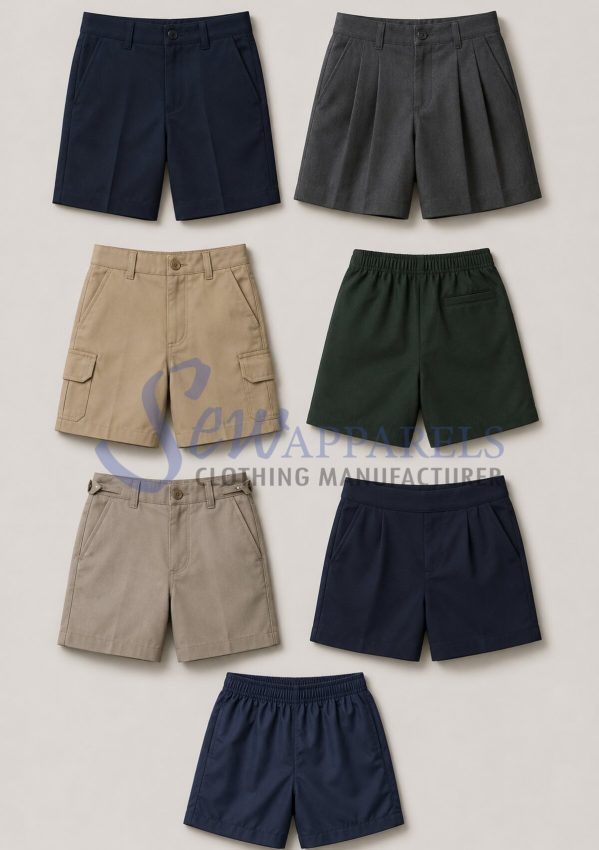 Custom School Shorts Manufacturer in Bangladesh