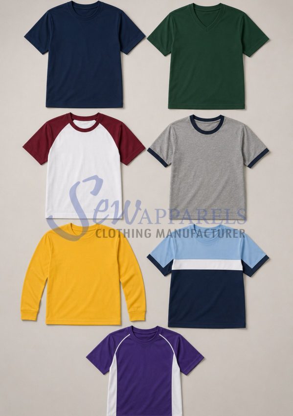 Custom School T-Shirts Manufacturer in Bangladesh