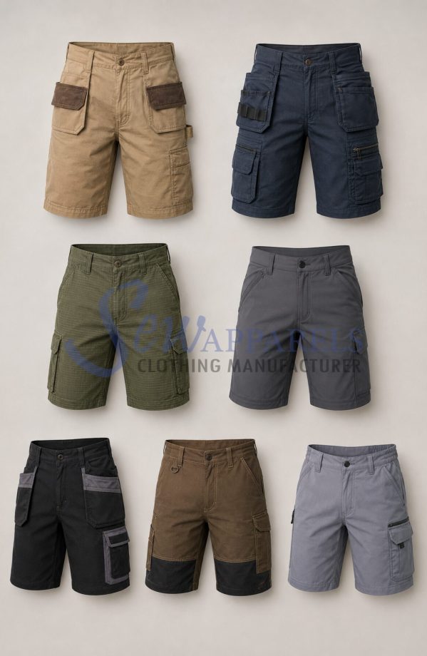Custom Work Cargo Shorts Manufacturer in Bangladesh