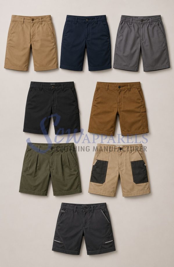 Custom Work Chino Shorts Manufacturer in Bangladesh